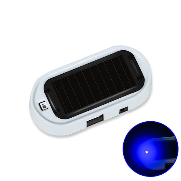 Strobe-advarselslys Anti-tyveri-forsigtig-lampe HVID BLÅT LYS White Blue light-Blue light