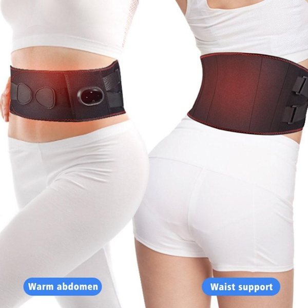 Taljestøttebælte Abdominal Massager GRÅ grey