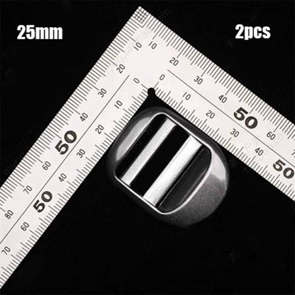 2st Metall Stege Lås Slider Justera Spännen 20MM 20mm