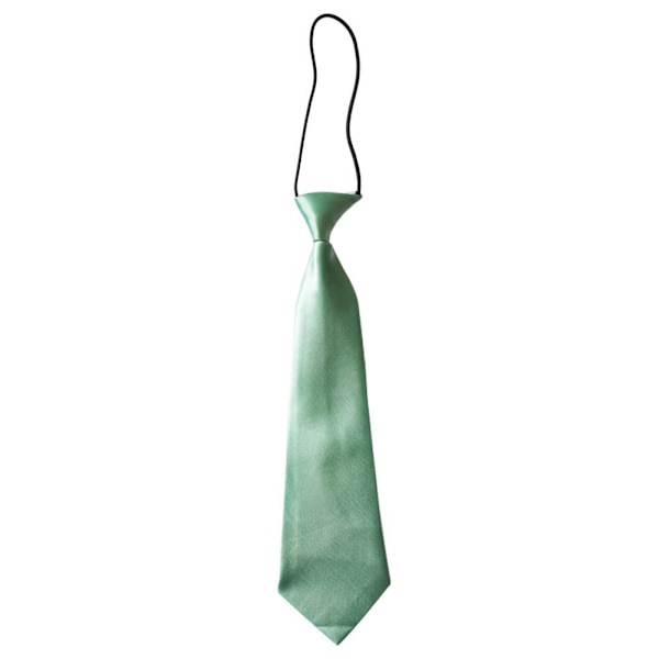 Elastisk halsslips Ingen liten slips GRÄSGRÖN Grass green