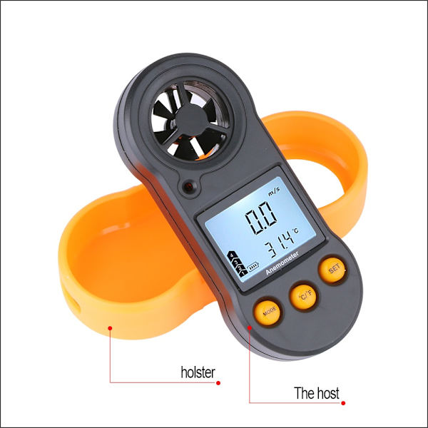 Digital vindhastighetsmätare Vindmätare Anemometersensor