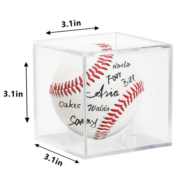 Baseball Case Baseball Display Cube Clear Display Case