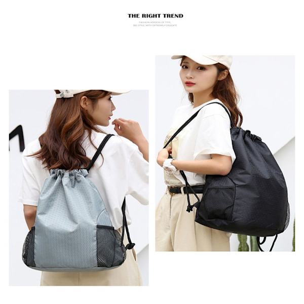Snøreveske Sport Gym Bag GRØN L green L