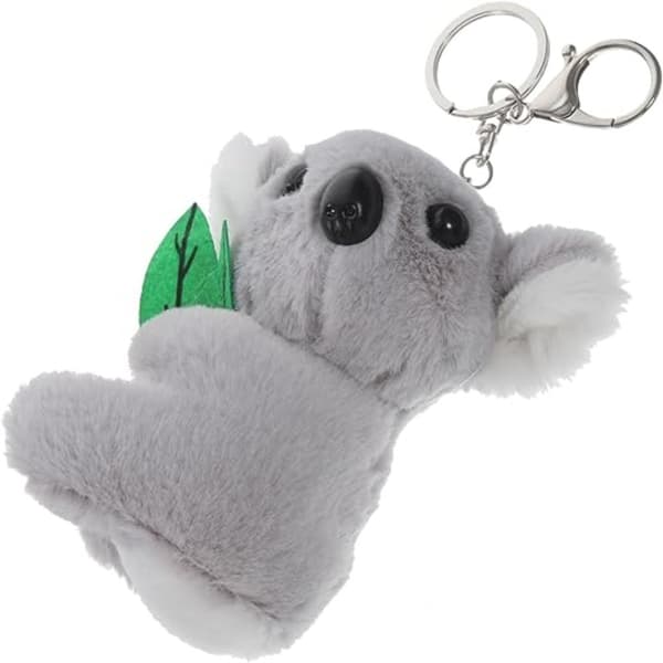 Fluffy Keychain auton avaimenperä Koala Bear avaimenperä