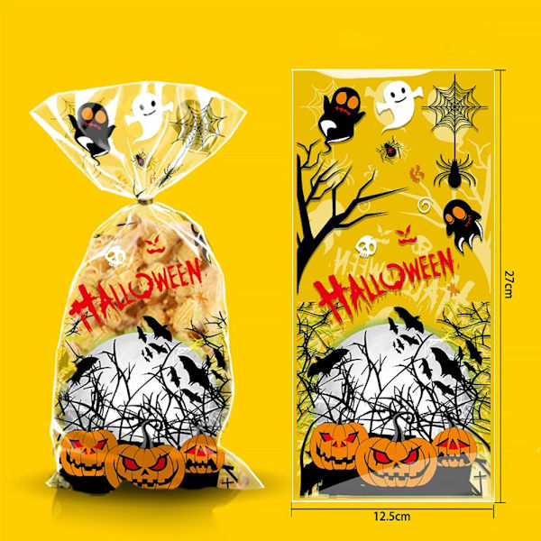 50 kpl Halloween karkkipussit karkkileipäpussi C C C