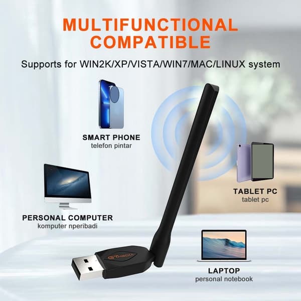 Wifi Antenne Lan Adapter USB