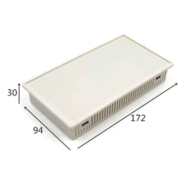 Elektronisk prosjektboks Vanntett deksel Project GREY Grey