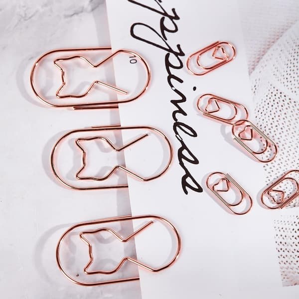50 Styck Gem Bokmärke Memo Clips Set