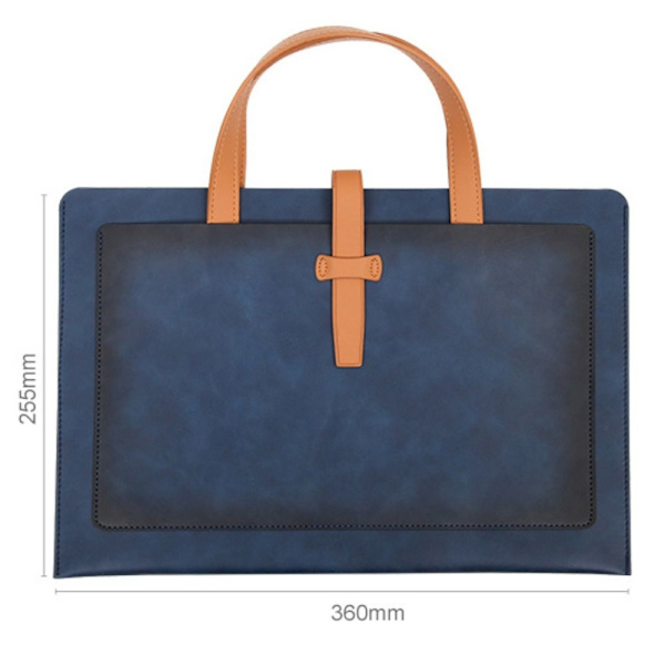Business Document Bag Kannettavan tietokoneen käsilaukku HARMAA grey