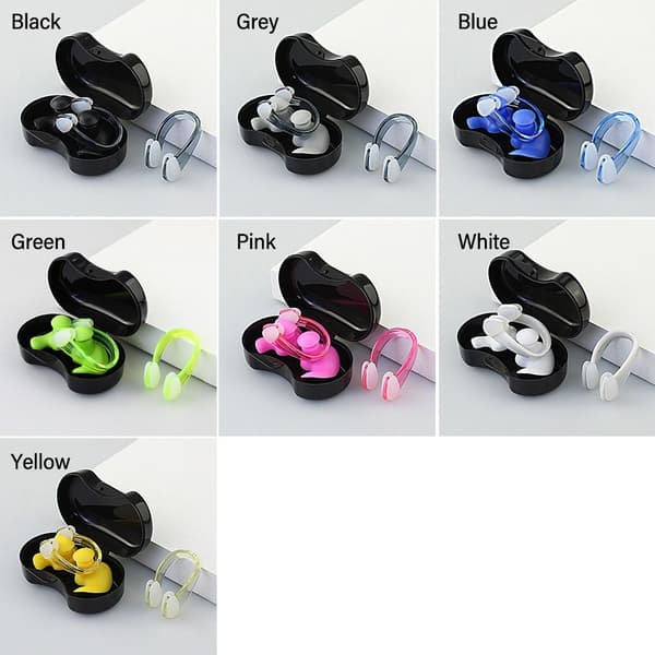 Öronproppar Nose Clip Kostym Simöronproppar Set GRÅ grey