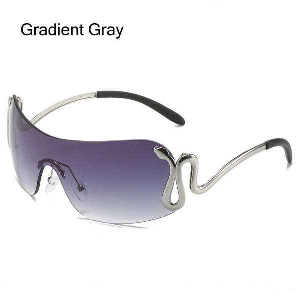 Sneaky Snake Aurinkolasit Y2K Aurinkolasit GRADIENT GREY GRADIENT
