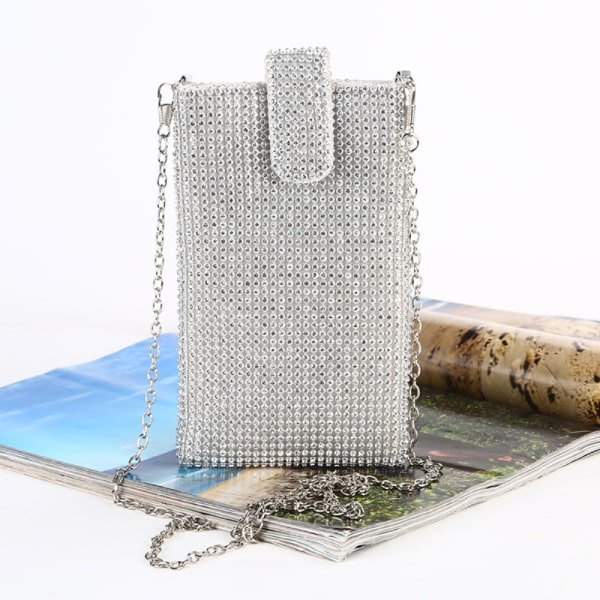 Crossbody Bag Puhelinlaukku SILVER silver