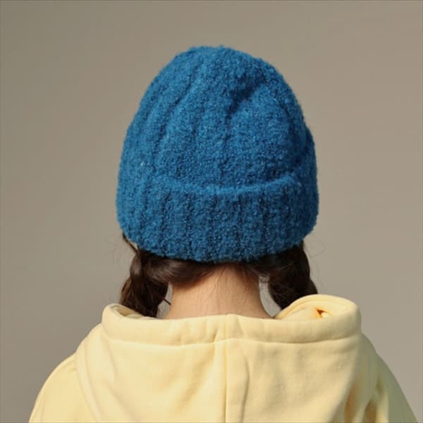 Brev Stick Hat Øre Varm Hat SORT Black