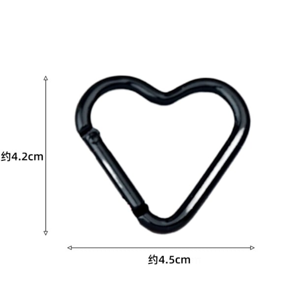 5 kpl jousisydänrengassoljet karabiini 10 10 10