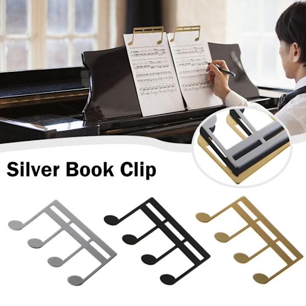 Page Holder Music Score Clip SILVER Silver