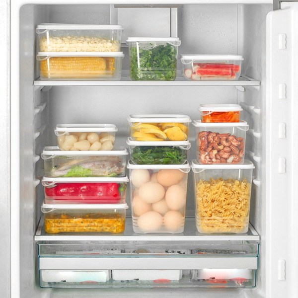 Kjøleskapskonserveringsboks Delt oppbevaringsboks 200ML 200ML 200ml
