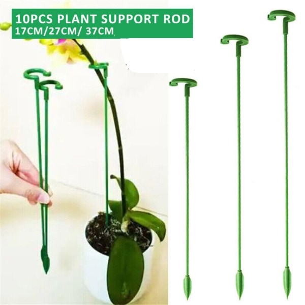 10 stk Plantestøttestang Blomster Plantepæle 27CM10STK 27cm10pcs