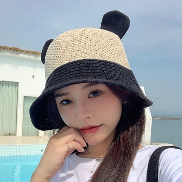 Bucket Hat Beach Cap BRUN brown