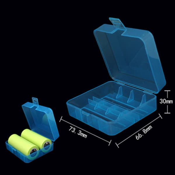 2 Batterikasse Batteriholder Opbevaring 2 2 2