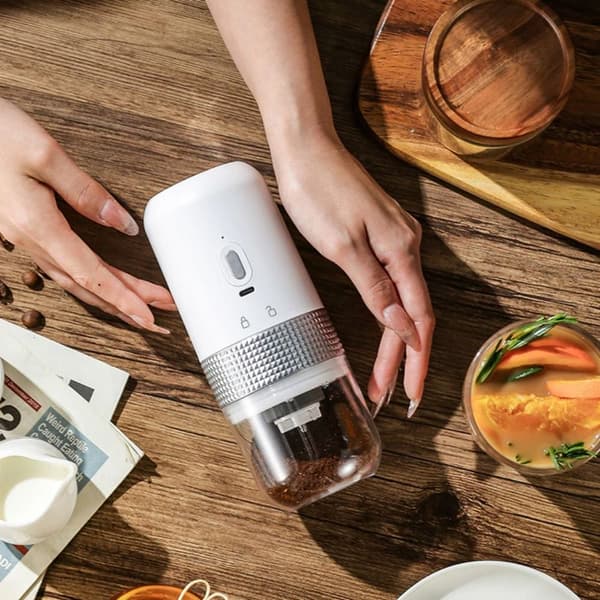 Kaffekvern bønner Abrader HVIT white