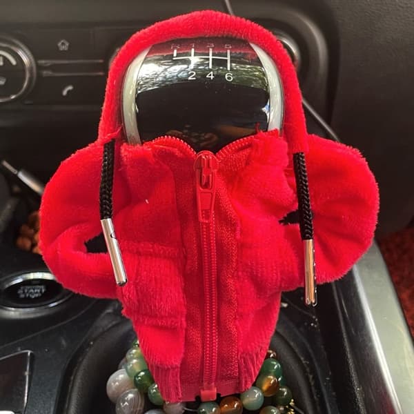 Gear Shift Knob Hettegenser Knop Hettegenser Sweatshirt BLÅ blue