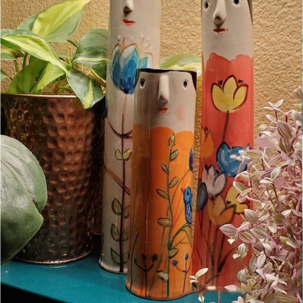 Spring Family Bud Vases Bohemian Style Vases 1 1 1