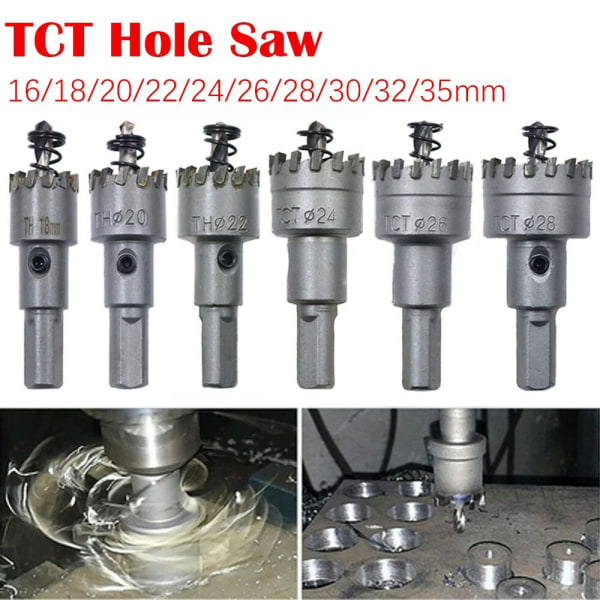 TCT-reikäsahan poranterä 30 mm 30mm