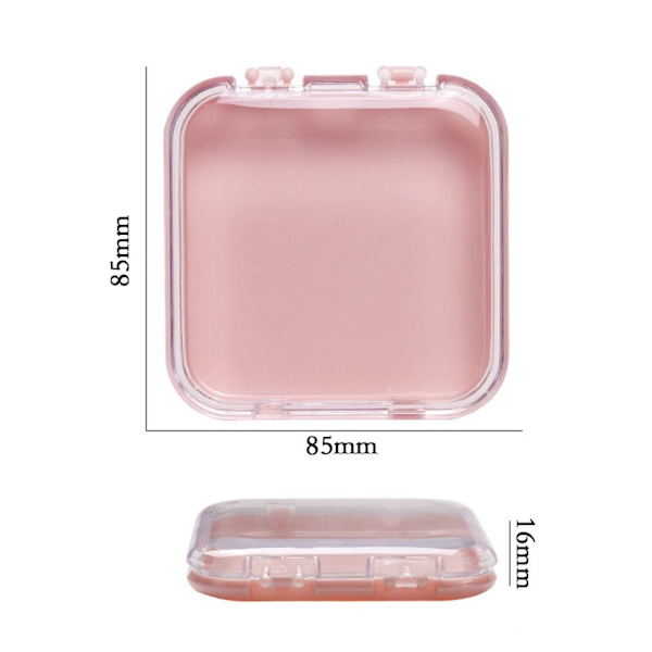 Bær Sømkasse Smykker Opbevaringsboks PINK 85X85X16MM pink 85x85x16MM