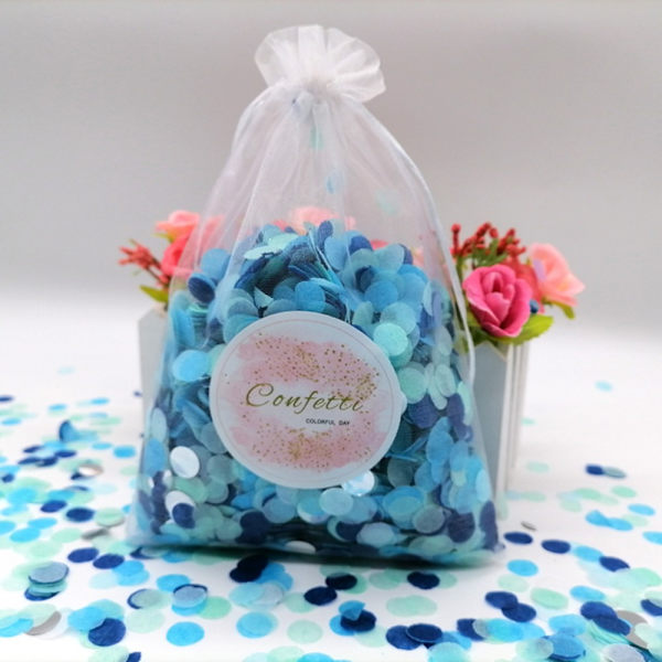 3 poser Papir Confetti Confetti Pop OCEAN OCEAN Ocean