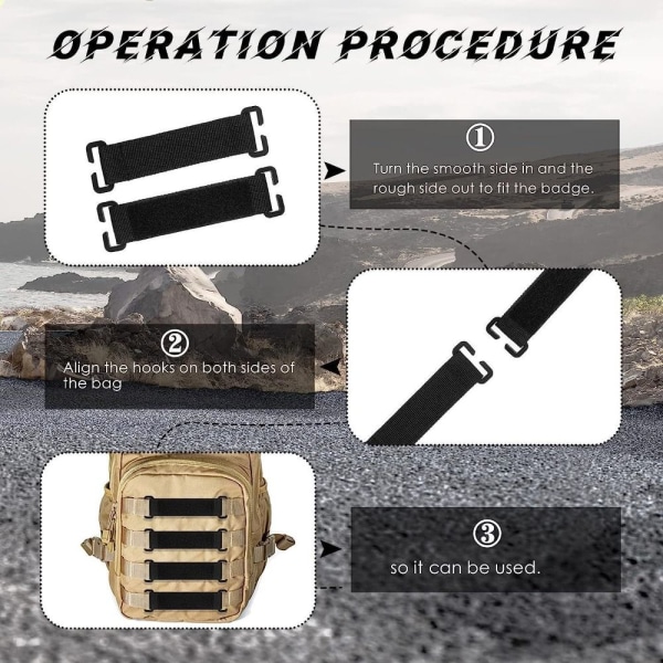 Molle Patches kiinnityskoukku ARMY GREEN STYLE 3 STYLE 3 Army Green Style 3-Style 3