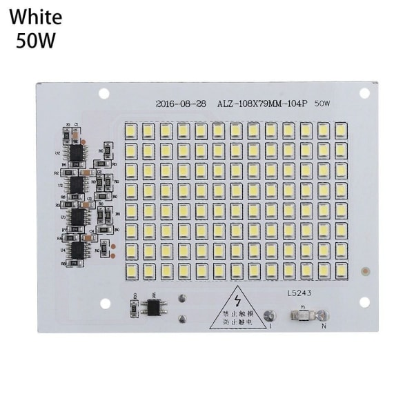 LED Chip Flood Light Beads VALKOINEN 50W 50W white 50W-50W