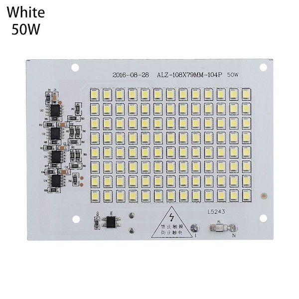 LED Chip Flood Light Beads VALKOINEN 50W 50W white 50W-50W