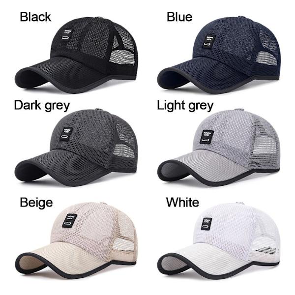 Baseballkasket Solhat LYSGRÅ light grey