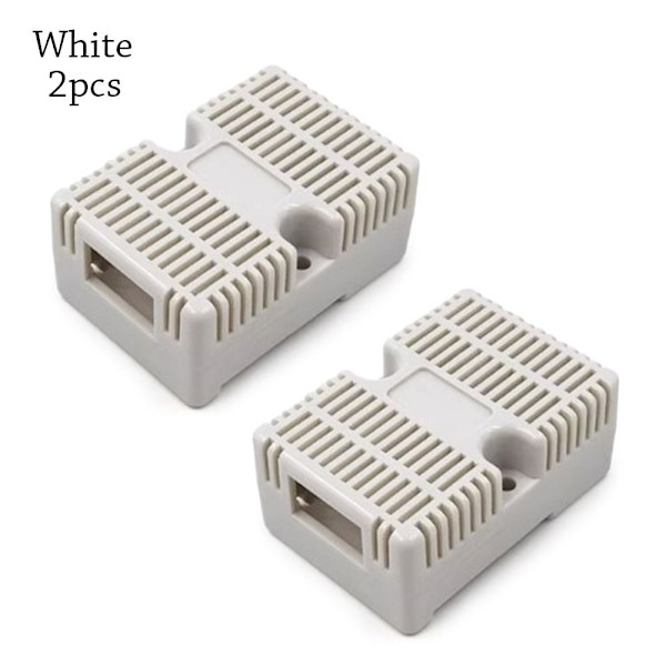 1/2 stk Elektronisk prosjektboks Vanntett deksel Project WHITE White 2pcs-2pcs