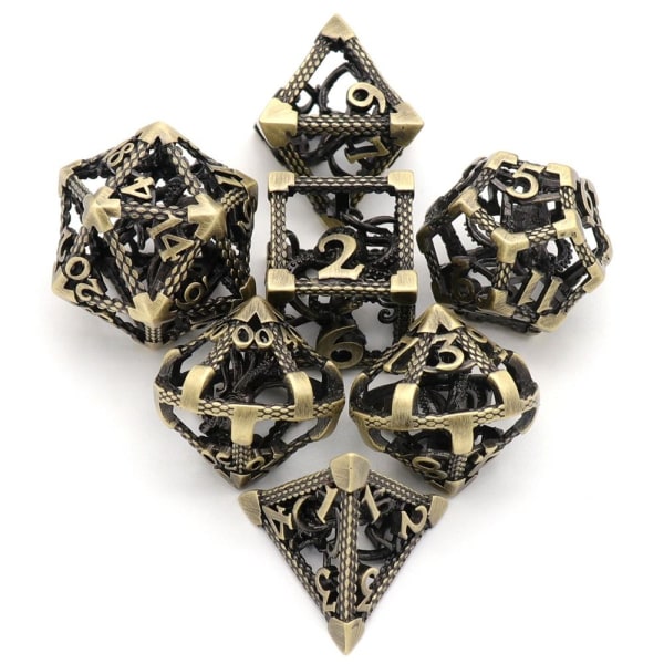 7st DND Metal Dice Set Game Dice 03 03 03