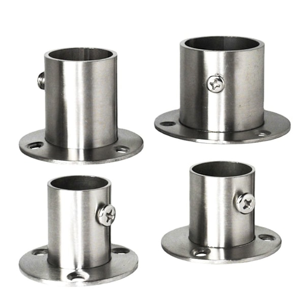 1 stk 19 mm-32 mm skapflensstangholder 25 mm MED DEKKING MED DEKSEL 25mmwith cover