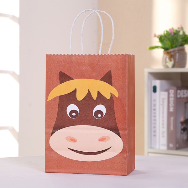 6 kpl Lahjapaperikassit Lahjapaketointi PIG PIG Pig