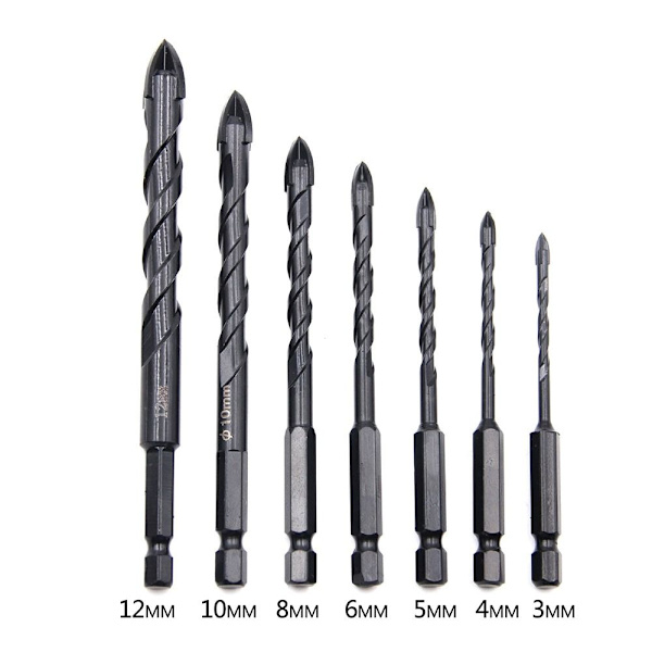 Hårdmetal bor keramiske fliser 4MM 4mm
