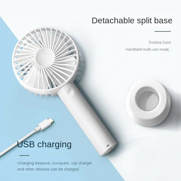 Mini-tuuletin Käsikäyttöinen Pieni Tuuletin VIHREÄ 1200MAH 1200MAH