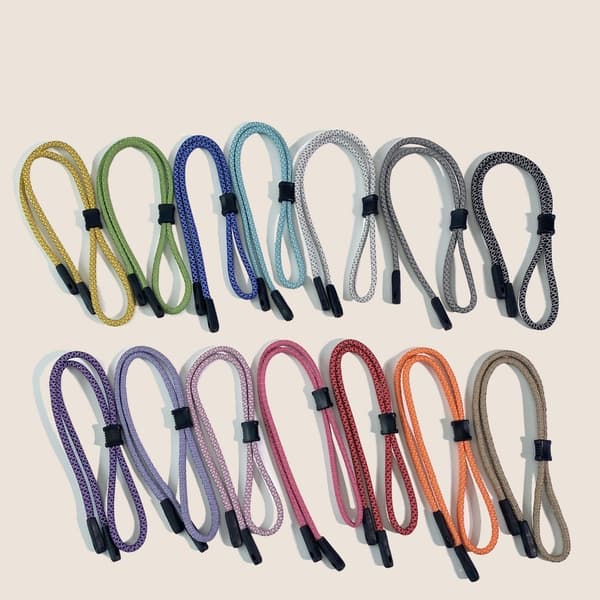 3STK Solbriller Rope Solbriller Kæde LYS GRÅ Light Grey