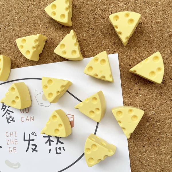 24stk Ost-Push Pins Thumb Tacks Gul