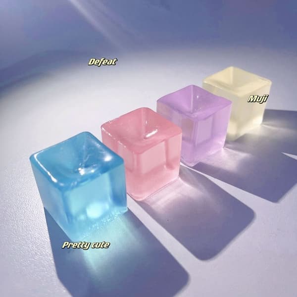 8 stk Ice Block Legetøj Ice Cube Fidget Toy