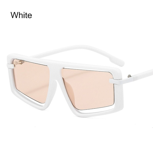 Naisten aurinkolasit Ylisuuret WHITE WHITE White