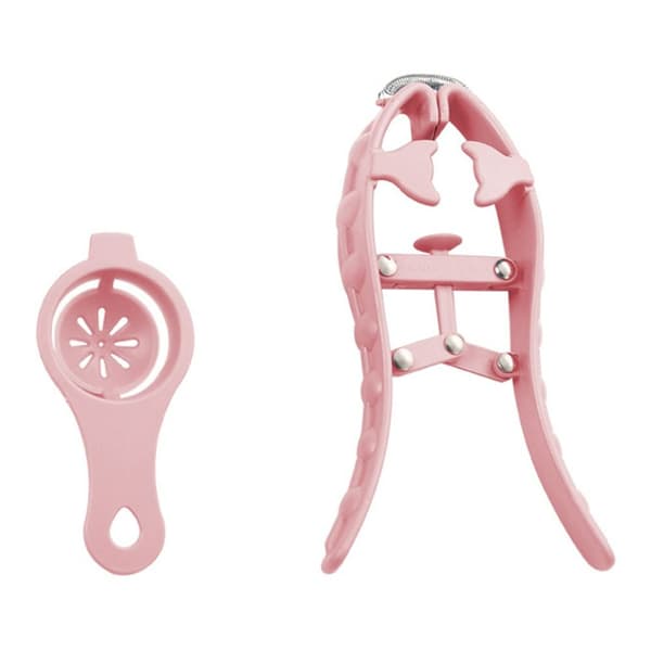 Creative Egg Åpner Eggeplomme Separator Grønnsakskutter ROSA Pink
