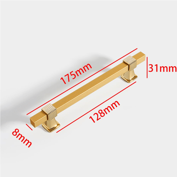Möbel Beslag Handtag Dörrknoppar GULD 175MM gold 175mm