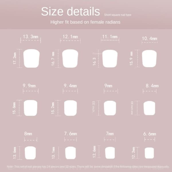 False Nails Fake Nails Nageltips JP2574