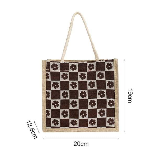 Tygväska Handväska BRUN brown