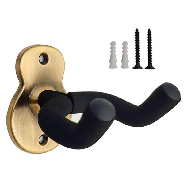 Gitarrhängare Musikinstrument Krok GUL BRONSGUL Yellow Bronze