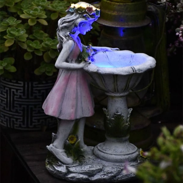 Statue Fairy Angel LED-lys