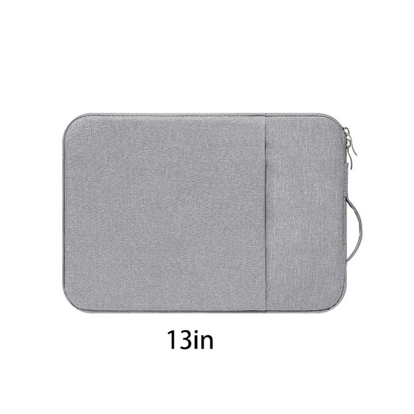 Notebook Computer Beskyttelsestaske Laptop Taske LYS GRÅ 13IN Light Grey 13in